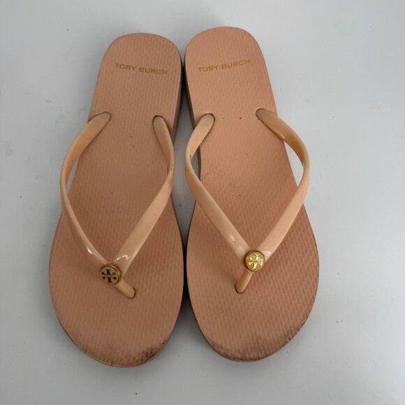 Tory Burch Flip Flops 7.5 - Picture 1 of 2